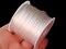 196 Feet Stretchy Cord 0.8mm White Elastic Thread 60 Meters per roll of String bH3